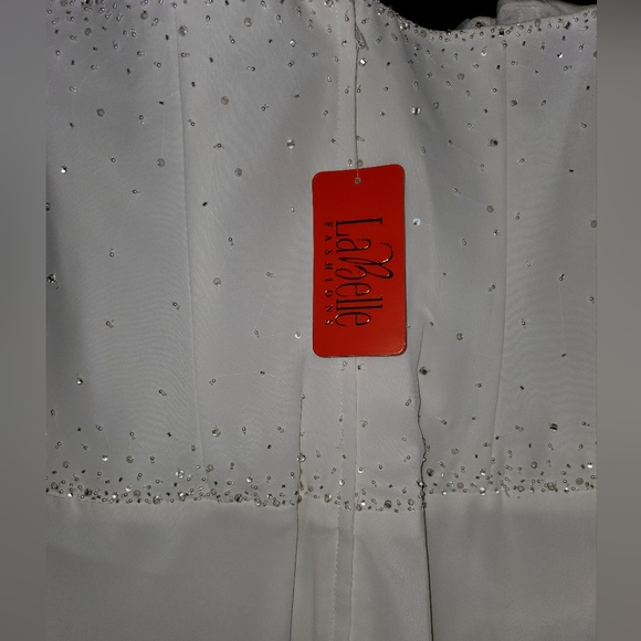 LaBelle Silk Chiffon Wedding Dress - Picture 6 of 8